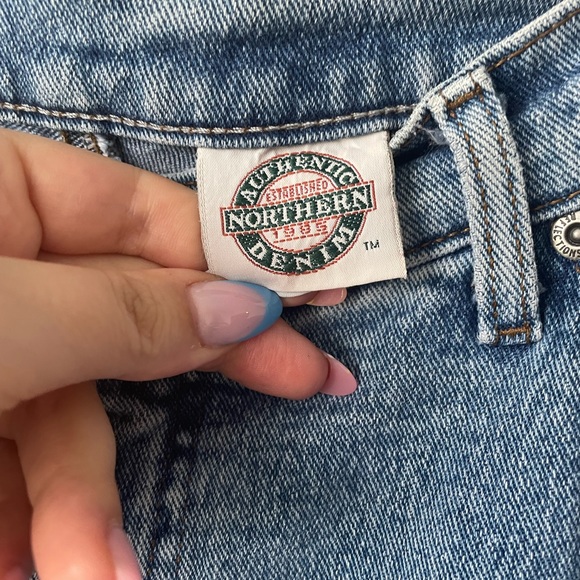 NORTHERN REFLECTION VINTAGE HIGH WAISTED MEDIUM WASH DENIM SIZE 15/16 - Picture 9 of 11